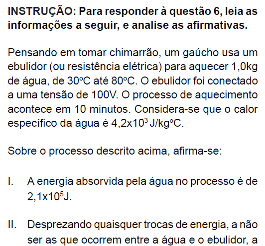 Questão de Vestibular - PUC - RIO GRANDE DO SUL 2010